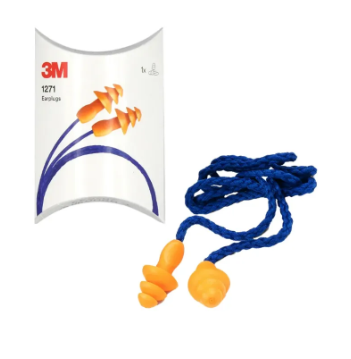 3M 1271 CE REUSABLE CORDED EARPLUGS 26DB (PILLOW PACK)